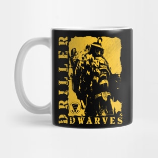 Dwarf drill character Mug